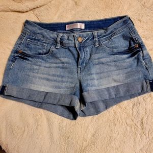 Denim shorts